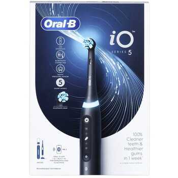 iO Series 5 Matt Black Toothbrush - Elektrická zubná kefka
